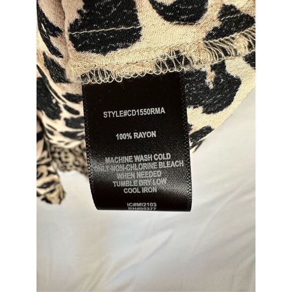 Sanctuary Fresh Breeze Leopard Print Puff Sleeve Square Neck Dress 0 ⭐️READ⭐️ - Picture 7 of 7